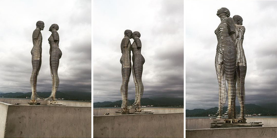 La Statue de l'Amour de Tamara Kvesitadze (1)